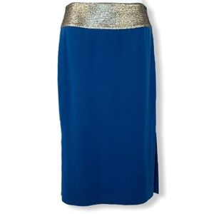 Diane Von Furstenberg Dvf Elvina Slits Crape Teal